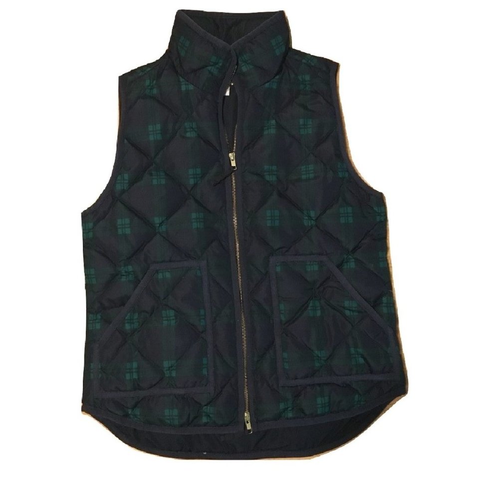 J Crew Plaid Vest